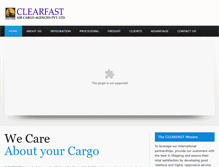 Tablet Screenshot of clearfast.com